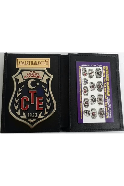İNFAZ KORUMA ROZETLİ CÜZDANI AL - SADECE KURUM ADRESINE GONDERILIR - SIVIL ADRESE GÖNDERİLMEZ ürün görseli 1