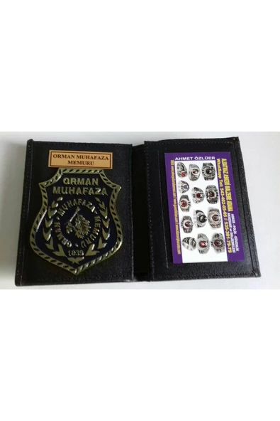 ORMAN MUHAFAZA ROZETLİ CÜZDANI AL - SADECE KURUM ADRESINE GONDERILIR - SIVIL ADRESE GÖNDERİLMEZ ürün görseli 1