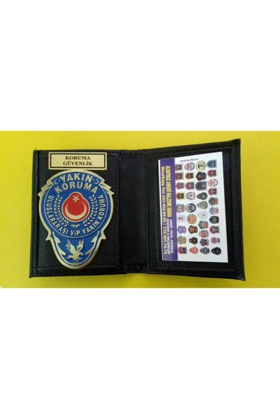 Yakın Koruma Rozetli Cüzdanı,Al.Sadece Yakın Koruma Görevlisi Sipariş Verebilir.Sivile Satılmaz. ürün görseli 1