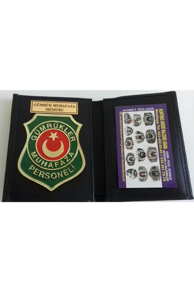 GÜMRÜK MUHAFAZA ROZETLİ CÜZDANI AL - SADECE KURUM ADRESINE GONDERILIR - SIVIL ADRESE GÖNDERİLMEZ ürün görseli 1