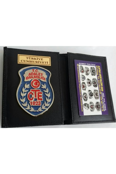 İNFAZ KORUMA ROZETLİ CÜZDANI AL - SADECE KURUM ADRESINE GONDERILIR - SIVIL ADRESE GÖNDERİLMEZ ürün görseli 1