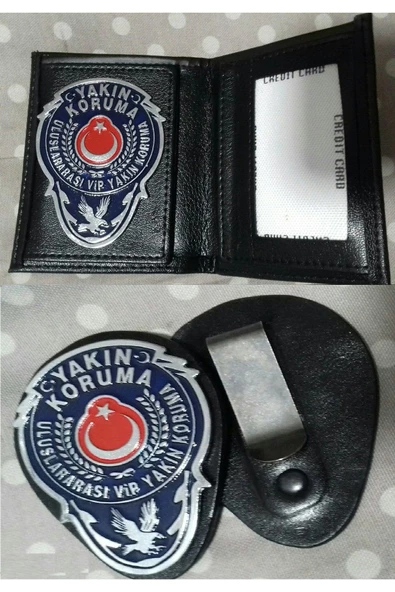 El Emeği Tasarım.yakın Koruma Rozetli Cüzdanı Ve Kemer Rozeti Satınal-svıle Satılmaz - Resim 3