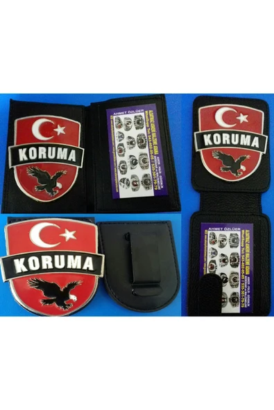 VİP YAKIN KORUMA 2AD ROZETLİ CÜZDANI + 1AD YAKIN KORUMA KEMER ROZETİ AL-SIVILE SATILMAZ. ürün görseli 1