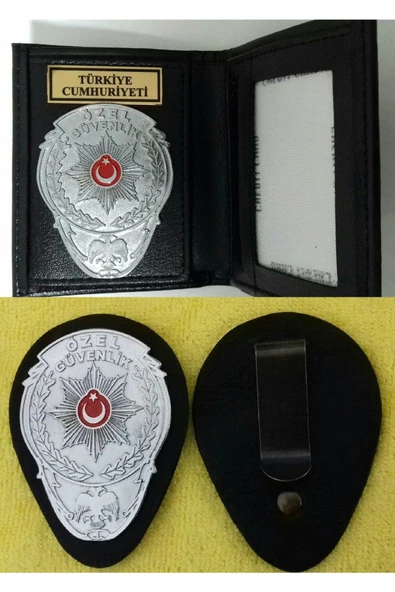 EL EMEGI TASARIM.ÖZEL GÜVENLİK ROZETLİ CÜZDANI ve KEMER ROZETİ SATINAL-SIVILE SATILMAZ.