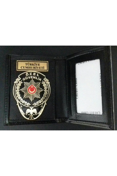 ÖZEL GÜVENLİK ROZETLİ CÜZDANI ve KEMER ROZETİ SATINAL-SIVILE SATILMAZ. ürün görseli 1