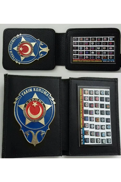 YAKIN KORUMA ROZETLİ 2AD CÜZDAN SATINAL-SIVILE SATILMAZ.