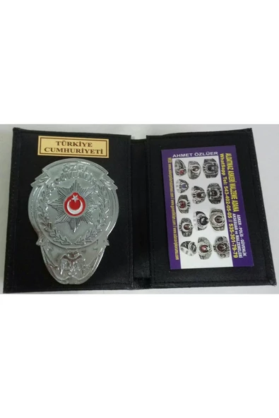 2 Adet.özel Güvenlik Rozetli Cüzdan Satınal-sıvıle Satılmaz.