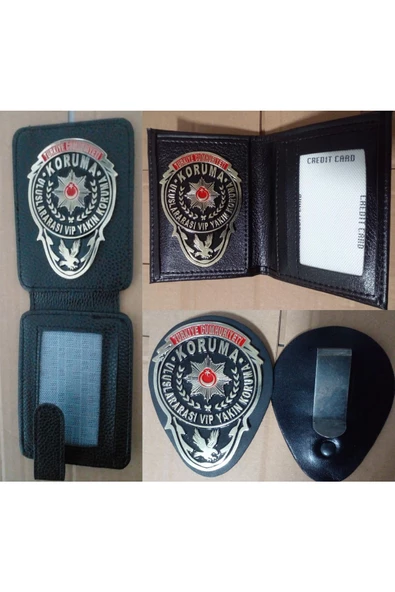 2025 MODEL.YAKIN KORUMA ROZETLİ CÜZDANI 2 ADET,KEMER ROZETİ 1 ADET. SATINAL.SIVILE SATILMAZ. - Resim 3