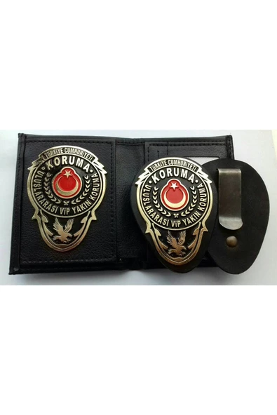 Size Özel.vip Yakın Koruma Rozetli Cüzdanı Kemer Rozeti Al -rozet Mavi Renk-sıvıle Satılmaz.