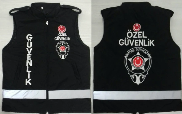 Ilginize Teşekkür Ederiz.özel Güvenlik Yeleği Satınal,yazıları Nakış Işlemeli Silinmez ürün görseli 1