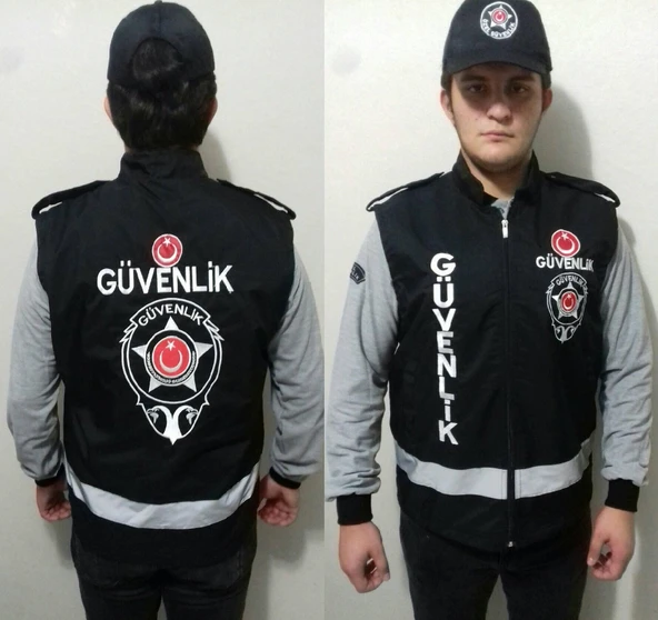 Yazıları Nakış İşlemeli Silinmez Mükemmel Özel Güvenlik Yeleği