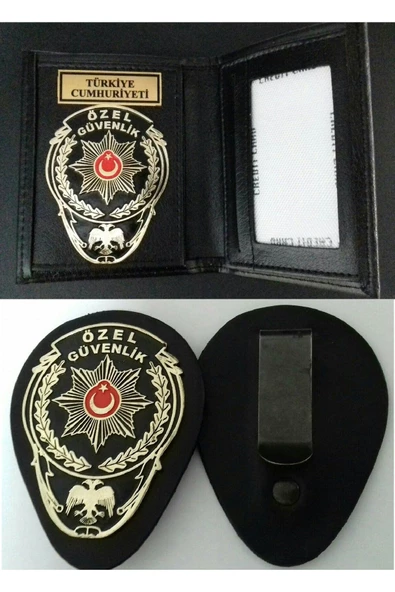 YERLİ ÜRETİM.ÖZEL GÜVENLİK ROZETLİ CÜZDANI ve KEMER ROZETİ SATINAL-SIVILE SATILMAZ.