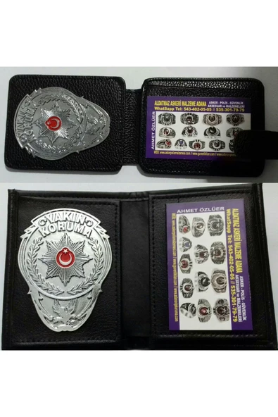 VİP YAKIN KORUMA 2AD ROZETLİ CÜZDANI AL +YAKIN KORUMA ROZETLI CÜZDAN BURDA-SIVILE SATILMAZ. ürün görseli 1