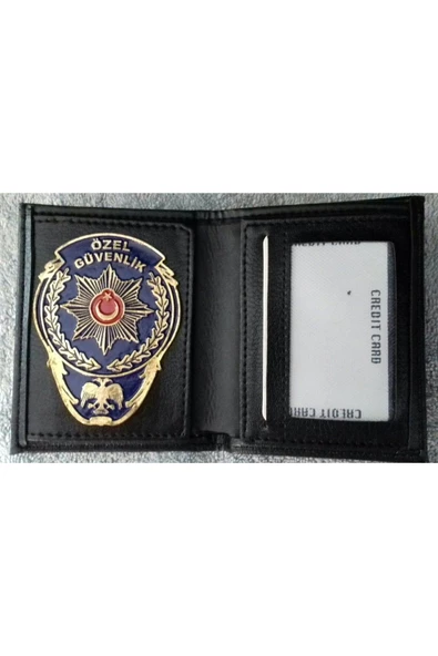 MUHTEŞEM.ÖZEL GÜVENLİK ROZETLİ CÜZDANI v +1-ROZET SATINAL.SIVILE SATILMAZ