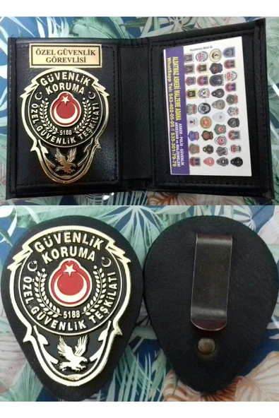 SON MODEL.ÖZEL GÜVENLİK ROZETLİ CÜZDANI v KEMER ROZETİ SATINAL.SIVILE SATILMAZ.