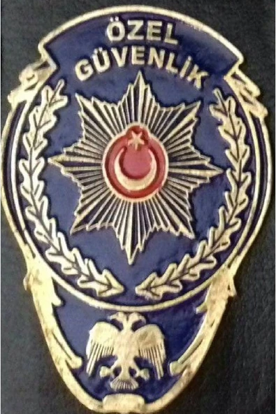 MUHTEŞEM.ÖZEL GÜVENLİK ROZETLİ CÜZDANI v +1-ROZET  SATINAL.SIVILE SATILMAZ - 2