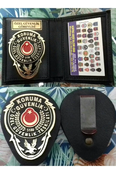 KEŞFET SUPER.ÖZEL GÜVENLİK ROZETLİ CÜZDANI v KEMER ROZETİ SATINAL.SIVILE SATILMAZ.