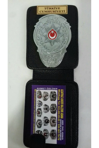 2 Adet.özel Güvenlik Rozetli Cüzdan Satınal-sıvıle Satılmaz. - 2