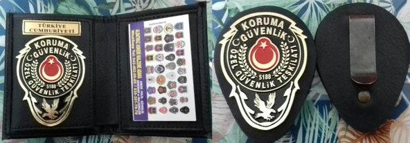 Özel Güvenlik Rozetli Cüzdanı ve Kemer Rozeti Satınal.Sadece Özel Güvenlik Sipariş Verebilir.