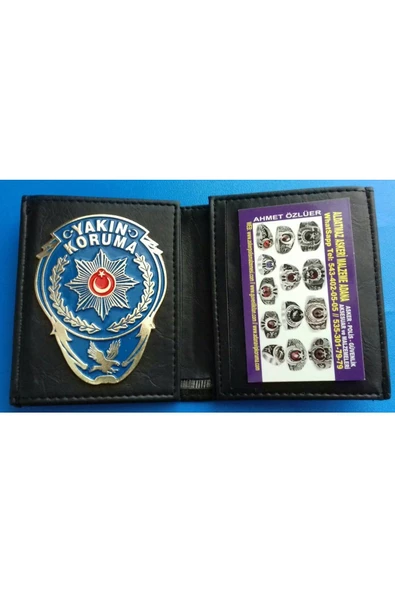 Yenı Model-yakın Koruma Kemer Rozeti Ve Yakın Koruma Rozetli Cüzdanı Al-sıvıle Satılmaz. - 2