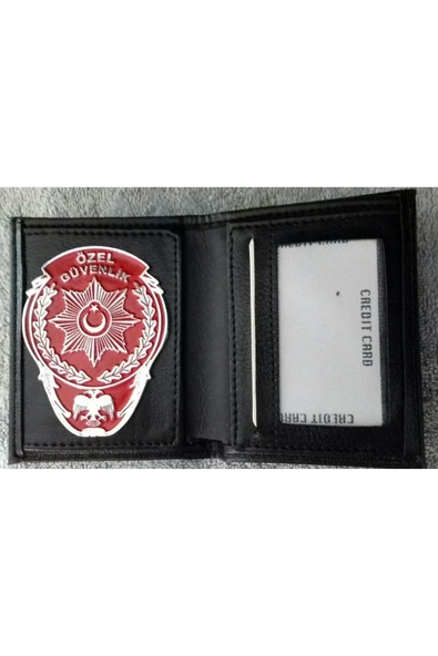 KEŞFET.ÖZEL GÜVENLİK ROZETLİ CÜZDANI v +1-ROZET SATINAL.SIVILE SATILMAZ