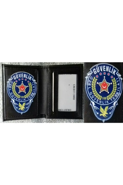 STOKTA VAR.ÖZEL GÜVENLİK ROZETLİ CÜZDANI v +1-ROZET  SATINAL.SIVILE SATILMAZ
