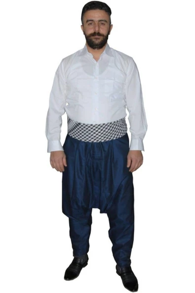 Lacivert Renk,ustalık Eseri,adana Şalvarı Alana,1puşi Size Hediye,şalvar Için Boy Ve Kılo Yazınız - Resim 3