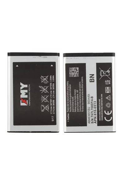 Samsung Sgh- L700 Için Vr-14485 1000 Mah Batarya