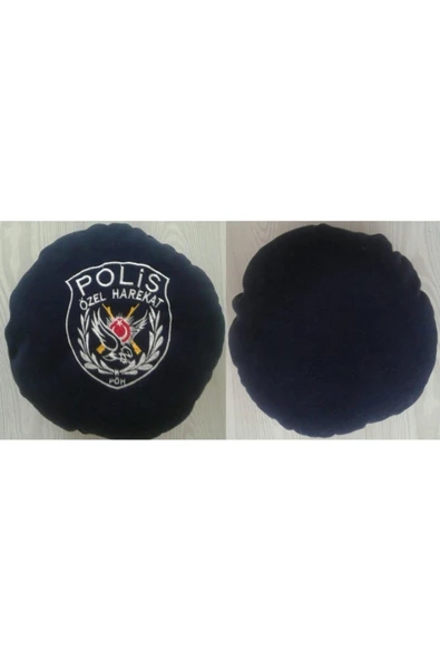 Polis Özel Harekat Emoji Yastık Satınal,yazıları Nakış Işlemeli Silinmez - 2