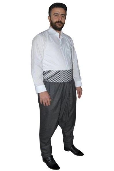 Koyu Grı Renk,özel Üretim Adana Şalvarı Satın Alana,1puşi Hediye.şalvar Için Boy Ve Kılo Yazınız - Resim 2