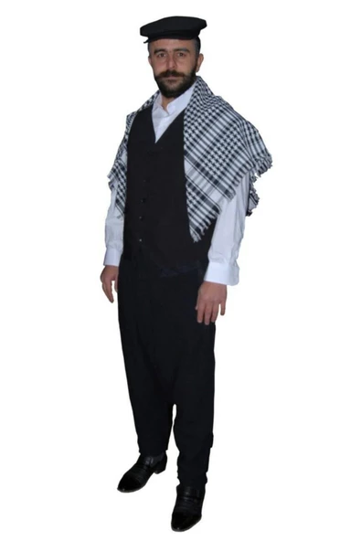 Şalvar Takımı Harika,adana Şalvarı,yeleği,şapkası.alana,1ad Puşi Satın Al,gömlek Gönderilmez. - 6