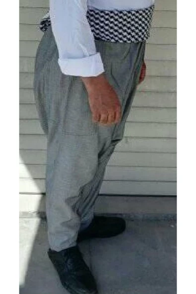 KEŞFET.BAKMADAN GEÇME,GRİ RENK ADANA ŞALVARI+PUŞİ AL.ŞALVAR İÇİN,BOY,KİLOYU MSJ ATINIZ - Resim 2