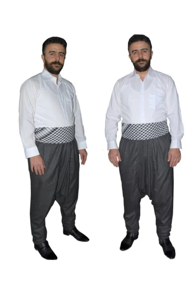 Koyu Grı Renk,özel Üretim Adana Şalvarı Satın Alana,1puşi Hediye.şalvar Için Boy Ve Kılo Yazınız ürün görseli 1