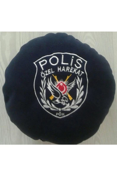 Polis Özel Harekat Emoji Yastık Satınal,yazıları Nakış Işlemeli Silinmez