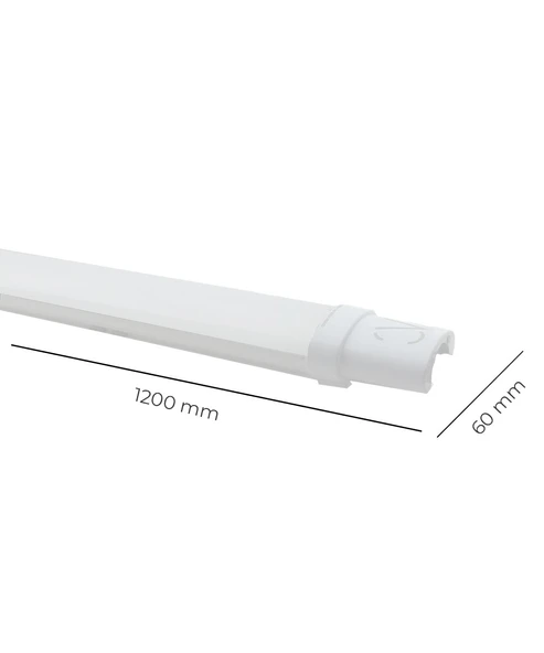 36W Oval Led Etanj Armatür IP65 4000K Gün Işığı - 2 Adet - Resim 2