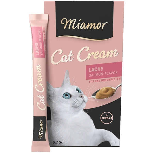 Miamor Cream Somonlu Kedi Ödülü 6x15 gr ürün görseli