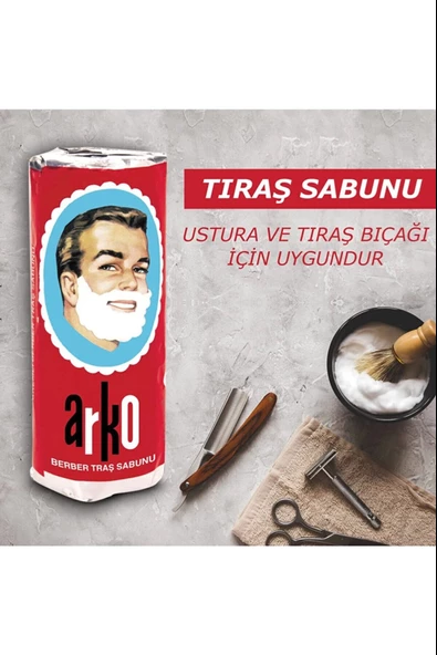 Arko 12'li Tıraş Sabunu 12x75 Gr - 2
