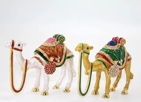 Swaroski Taşlı Tekli Deve Figürü Alk1884 ürün görseli