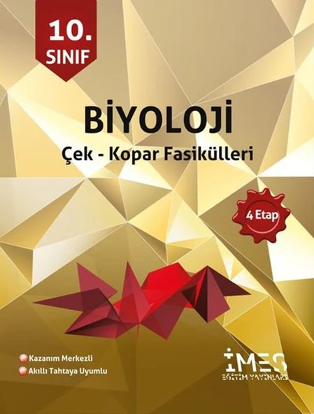 İmes 4 Etap 10.Sınıf Biyoloji Çek Kopar Fasikülleri Soru Bankası