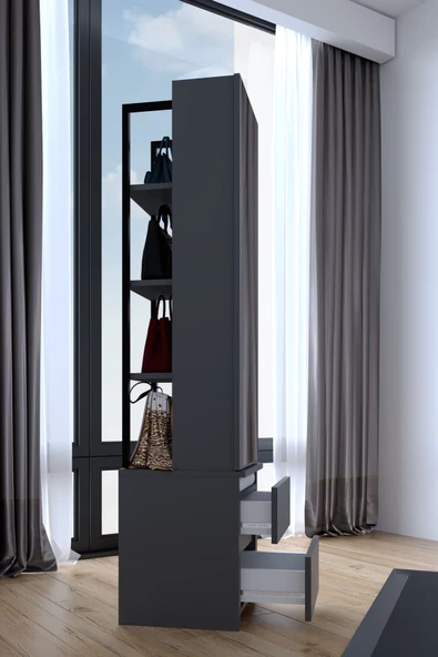 Armony, Aynalı, Çekmeceli, Takı ve Aksesuar Dolabı, Çok Amaçlı Dolap - 3