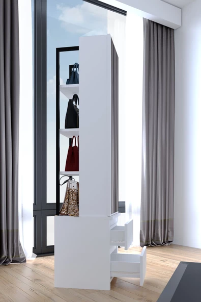 Armony, Aynalı, Çekmeceli, Takı ve Aksesuar Dolabı, Çok Amaçlı Dolap - 3