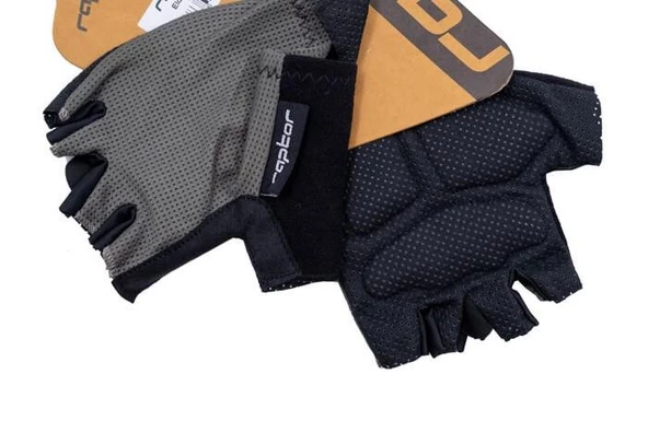 Raptor Eldiven Kısa Parmak Bisiklet Eldiveni MTB Yarım Parmak Eldiven M Beden Gri - Resim 2