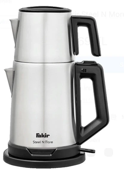 Fakir Steel N More Inox 1650 W Çelik Çay Makinesi