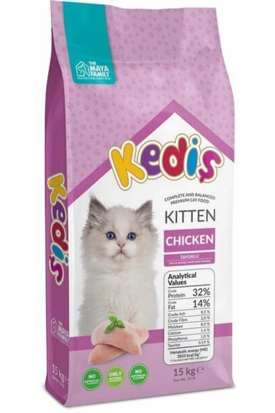Kediş  Yavru Kedi Maması Tavuklu 15kg