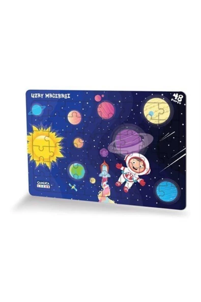 Çamlıca Çocuk Yayınları Uzay Macerası (eğlenceli Puzzle 1) - 2