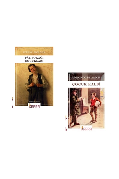 KAPRA YAYINLARI Çocuk Kalbi - Pal Sokağı Çocukları 2 Kitap Set