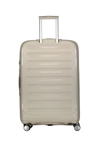 Benetton Trolley Valiz Bej Büyük Boy 14BNT1000-01-BJ - 3