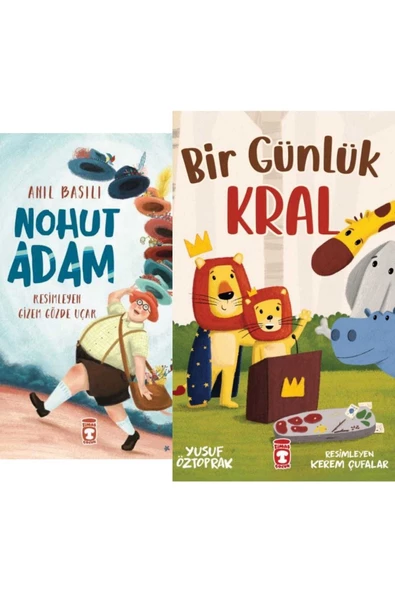 Timaş Çocuk Nohut Adam Ve Bir Günlük Kral Ikili Kitap