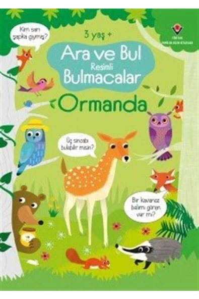 Tübitak Yayınları Ara Ve Bul Resimli Bulmacalar - Ormanda 3+ Yaş