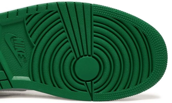 Nike Jordan 1 Mid SE White Pine Green Smoke Grey Spor Ayakkabı - Resim 5